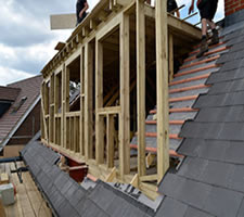 image of Roofing repairs being carried out in Newcastle upon Tyne
